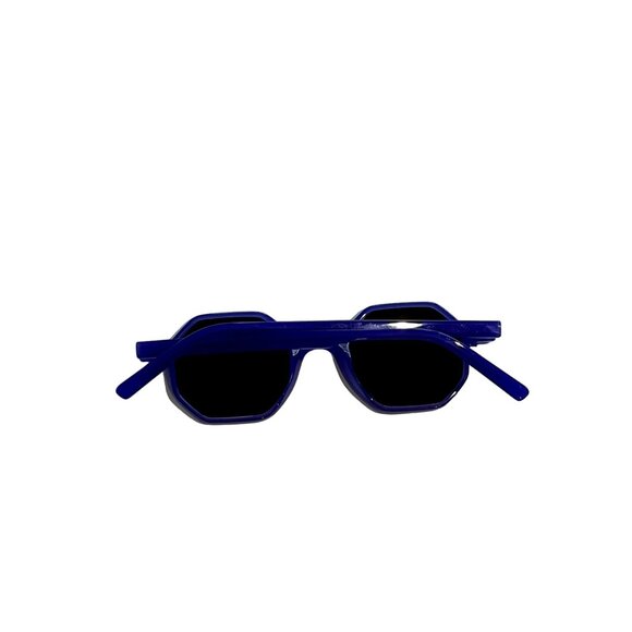 ANDY WOLF Alfons Octagon Frame Sunglasses in Blue - Picture 1 of 5